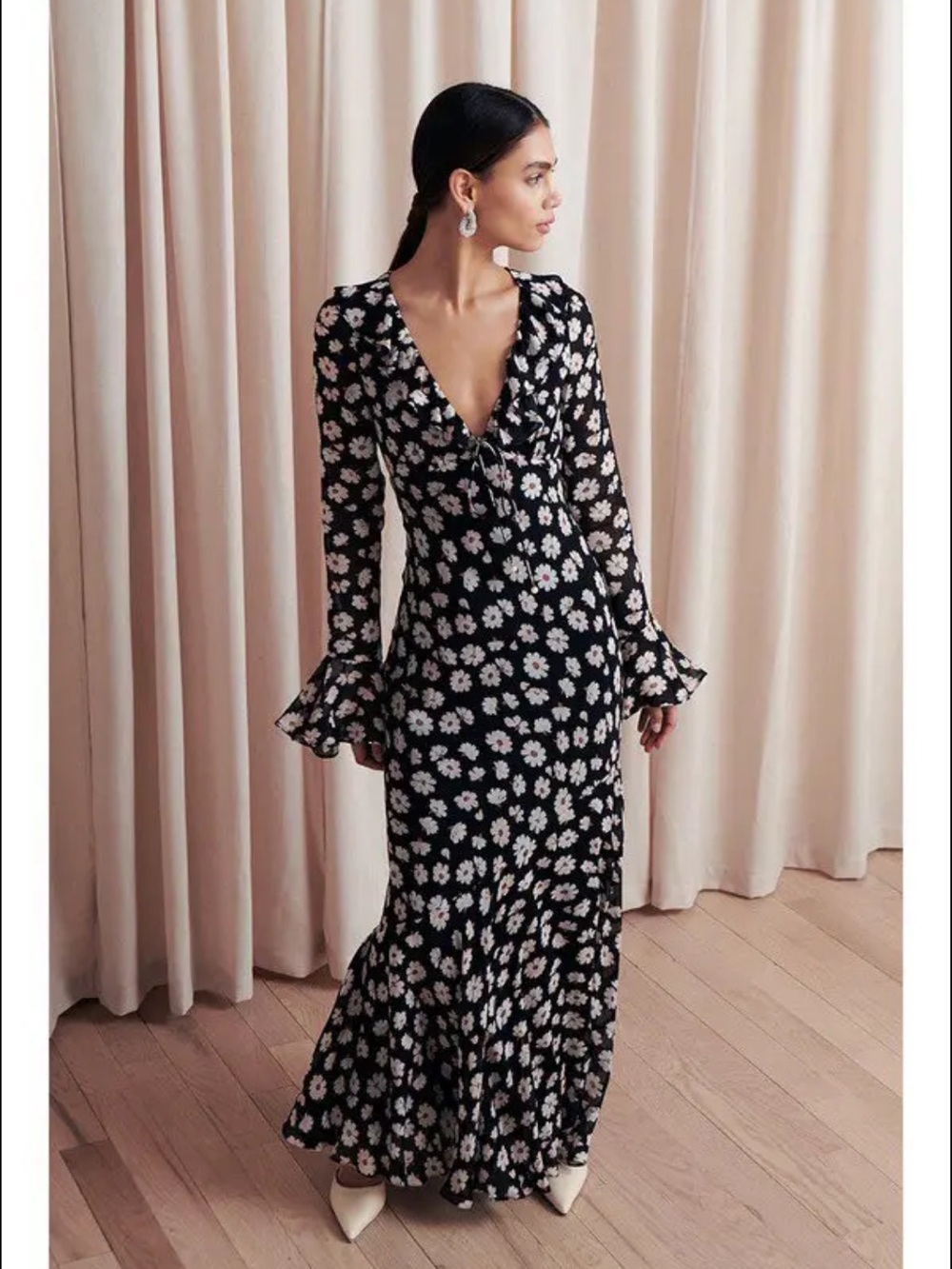 SAYLOR Daisy Print Madge Maxi Dress